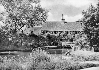 The Old Mill Ramsbury Plate XXI An Album of the Chalk Streams 1946